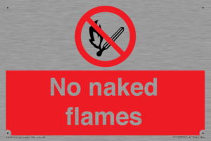 No naked flames